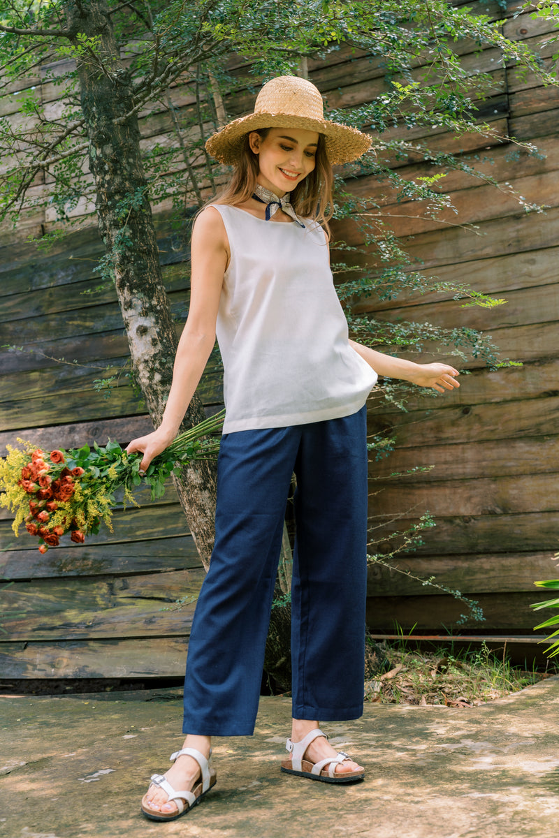 Women's linen pants - linen clothing  Hannah Canvas Canada – HANNAH CANVAS