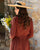 Long Sleeve Linen Dress - Juliette Dress | Wood