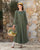 Long Sleeve Linen Dress - Juliette Dress | Olive