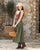 A-Line Flowy Skirt - Elise Skirt | Olive