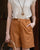 Pleated Cuffed Shorts - Hazel Shorts | Caramel