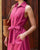 Linen Sleeveless Shirt Dress - Amelia Dress | Mauve