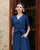 Linen Midi Wrap Dress - Olivia Dress | Denim
