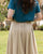 A-Line Flowy Skirt - Elise Skirt | Beige