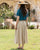 A-Line Flowy Skirt - Elise Skirt | Beige