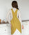 Reversible Linen Apron | Mustard x Ginger