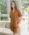 Linen Shorts Pajamas | Caramel