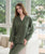 Linen Long Pants Pajamas | Olive