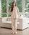 Linen Long Pants Pajamas | Beige