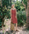 Linen Cami Dress | Rust