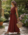 Sleeveless Linen Wrap Maxi Dress - VERA Dress | Berry