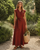 Sleeveless Linen Wrap Maxi Dress - VERA Dress | Berry
