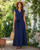 Sleeveless Linen Wrap Maxi Dress - VERA Dress | Denim