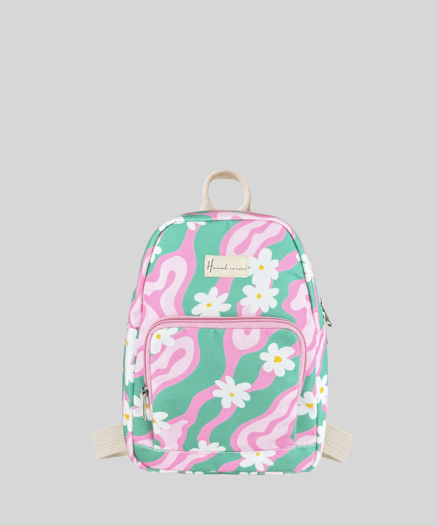 Vanie Canvas Backpack With Patterns