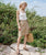 Mini Linen Wrap Skirt | Tan
