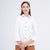 Linen Shirt - Long Sleeves Loose Fit Top | White