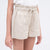 Linen Shorts - Elastic Waist | Beige