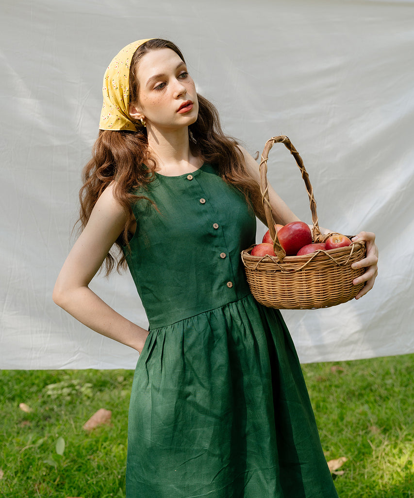 Women's Linen Loose Dress | Hannah Canvas Canada HANNAH CANVAS Women's Linen Loose Dress | Hannah Canvas Canada HANNAH CANVAS