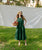 Linen Loose Sleeveless Dress | Green